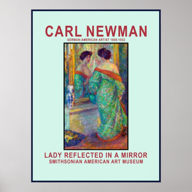 Carl Newman Reflektion Poster (Framsidan)