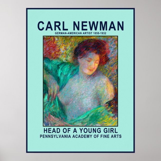Carl Newman Young Girl Poster (Framsidan)