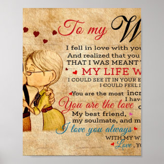 Carl och Ellie till min fru i Kärlek.. Poster