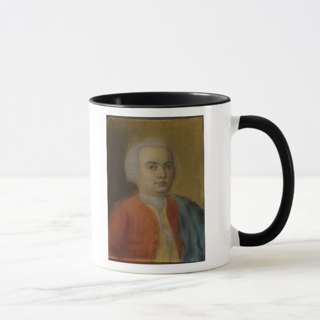 Carl Philipp Emanuel Bach, c.1733 Mugg (Höger)