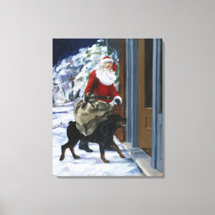Carl portionjultomten från <Carl's Christmas> b Canvastryck