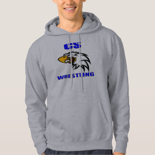 Carl Sandburg örnar som brottas hoodien Sweatshirt Med Luva