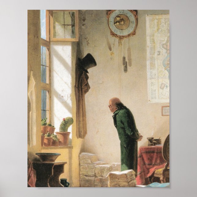 Carl Spitzweg - Der Kaktusliebhaber - Deutsche Poster (Framsidan)