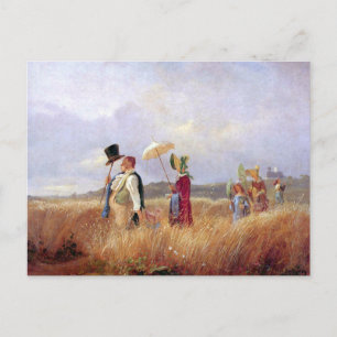 Carl Spitzweg - Söndags promenad Vykort