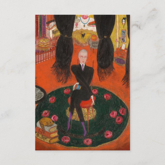Carl Van Vechten av Florine Stettheimer Tilläggskort (Framsida)