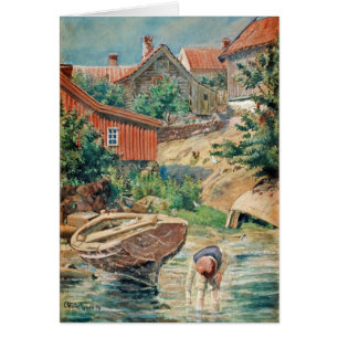 Carl Wilhemson Vadande pojke CC0448 Hälsningskort