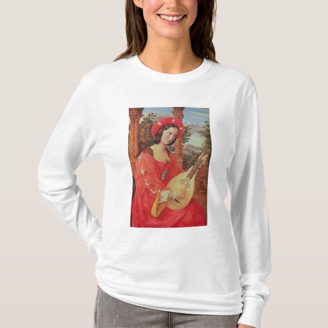Carla Bianca von Quandt, c.1820 (olja på kanfas) T Shirt (Framsida)