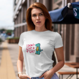 Carless Dinosaur Tecknad T Shirt