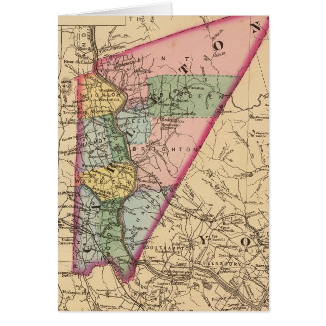 Carleton Co, NB Hälsningskort (Framsidan)