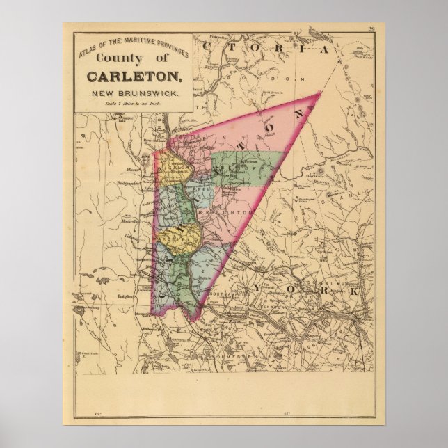 Carleton Co, NB Poster (Framsidan)
