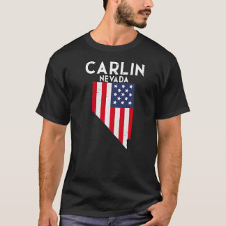 Carlin Nevada Förenta staterna State America Trave T Shirt