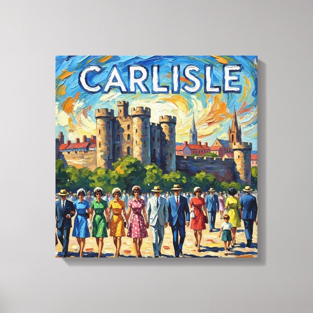 Carlisle Castle Historic Monument Stretched Canvas (Framsida)