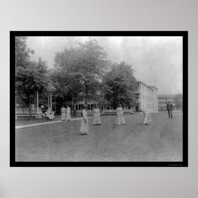 Carlisle Indian School i Carlisle, PA 1901 Poster (Framsidan)