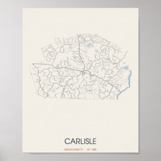 Carlisle Massachusetts Gatukarta Poster