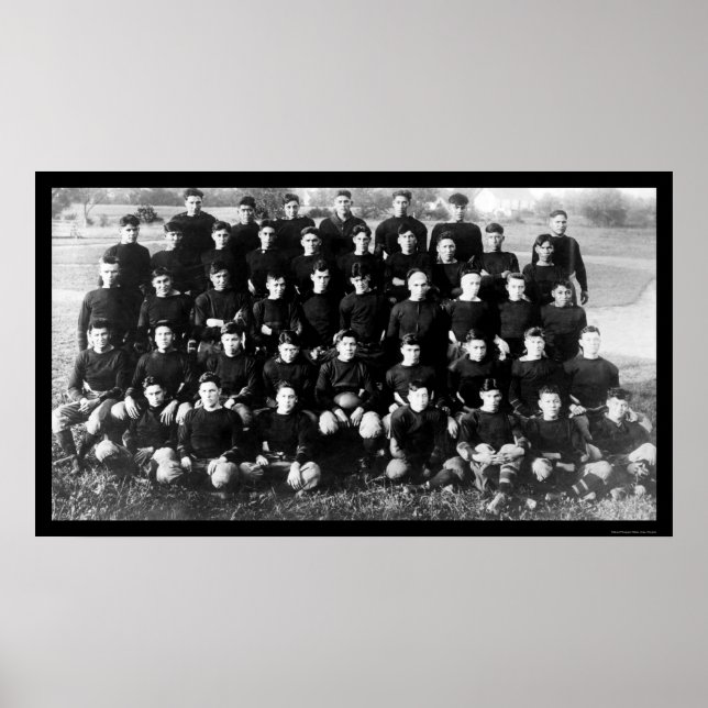 Carlisle School Football Squad 1914 Poster (Framsidan)
