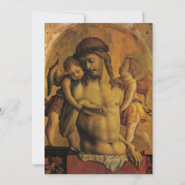 Carlo Crivelli - Pietà Inbjudningar (Framsida)
