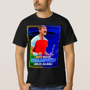 " Carlos Alcaraz Winner 2022 US Open Tennis Champi T Shirt