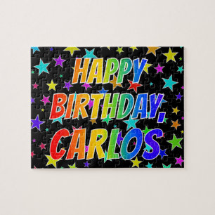 ’CARLOS’ First Namn, Roligt ’GRATTIS PÅ FÖ Pussel