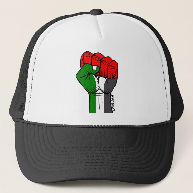Carlos Latuffs palestinskt nävelock Keps (Framsida)
