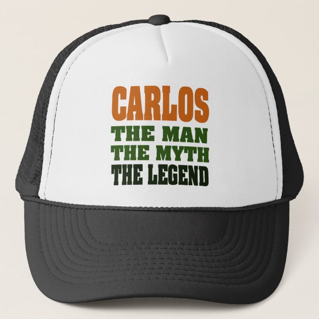 Carlos - manen, mythen, legenden truckerkeps (Framsida)