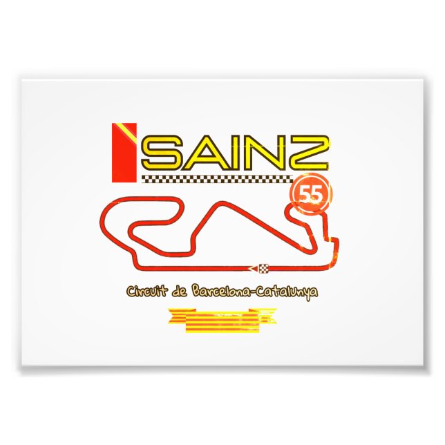 CARLOS SAINZ, formel 1, ferrari Fototryck (Framsidan)