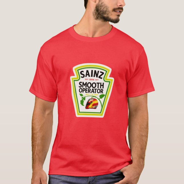 carlos sainz slät operator t shirt (Framsida)
