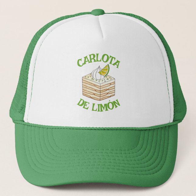 Carlota de Limón Mexican Lime Icebox Cake Slice Keps (Framsida)