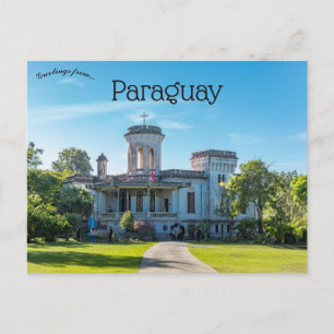 Carlota Palmerola Castle Férrea Paraguay Vykort