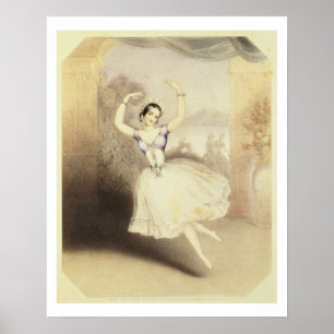 Carlotta Grisi (1819-99) i Peris lastpall Poster