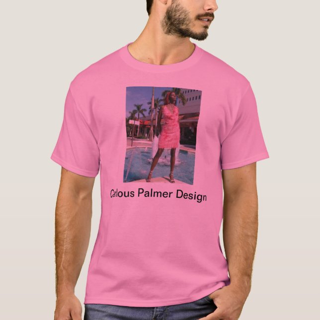 Carlous Palmer designer T-shirt (Framsida)
