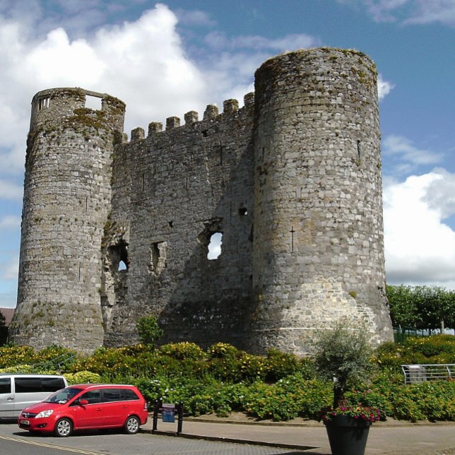 Carlow Castle ruins, Carlow town, Irland Vykort (Skapare uppladdad)