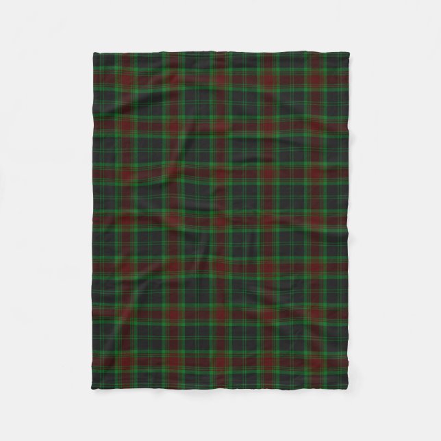 Carlow County Irish Tartan Fleecefilt (Framsidan)