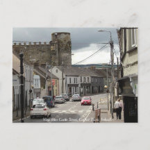 Carlow slott utsikt från Castle Street, Carlow