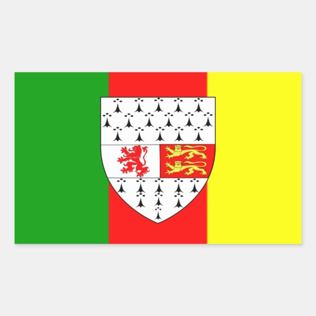 Carlow Stickers Rektangulärt Klistermärke (Framsida)