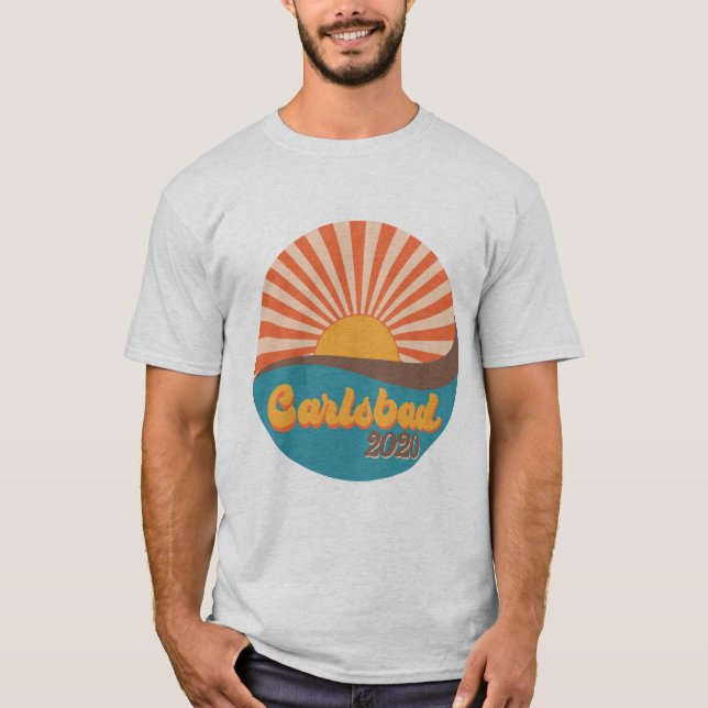 Carlsbad 2020-Manar-tröja T Shirt (Framsida)
