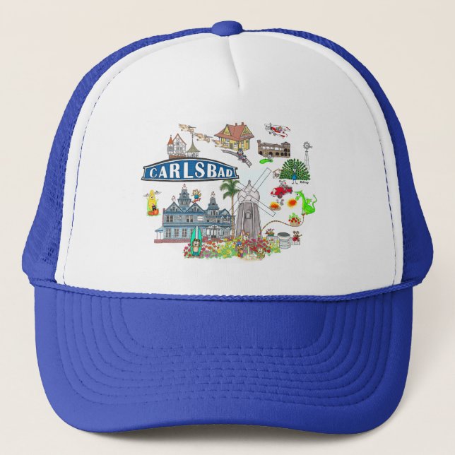 Carlsbad Beach City Kul Keps (Framsida)
