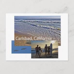Carlsbad California Postcard Vykort