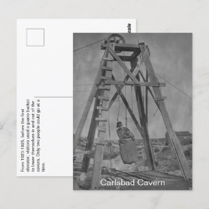 Carlsbad Cavern Roligt Fact Vykort