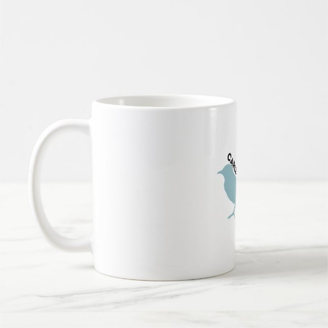 Carlsbad Caverns härmtrast park logotyp Kaffemugg (Vänster)