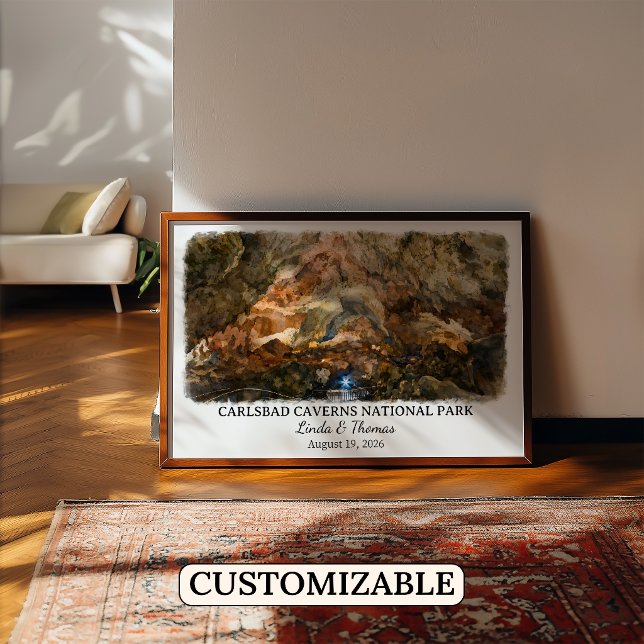 Carlsbad Caverns National Park, New Mexico Anpassa Poster (Skapare uppladdad)