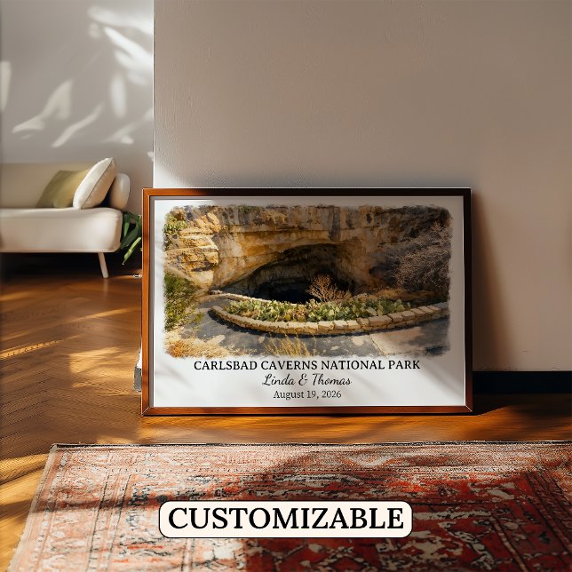 Carlsbad Caverns National Park, New Mexico Anpassa Poster (Skapare uppladdad)