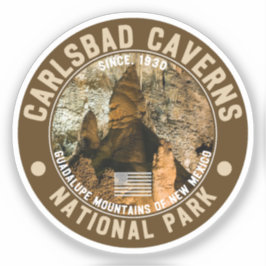 Carlsbad Caverns National Park New Mexico Klistermärken