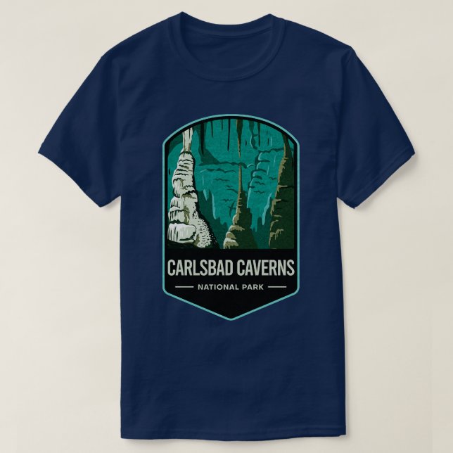 Carlsbad Caverns nationalpark 3 T Shirt (Design framsida)