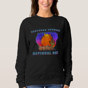 Carlsbad Caverns nationalpark Desert Sunset Scene T Shirt