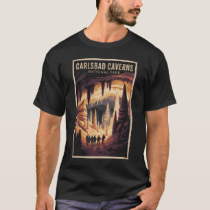 Carlsbad Caverns Nationalpark Illustration Resa T Shirt