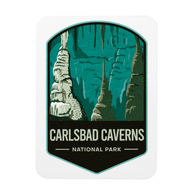 Carlsbad Caverns nationalpark Magnet (Vertikal)