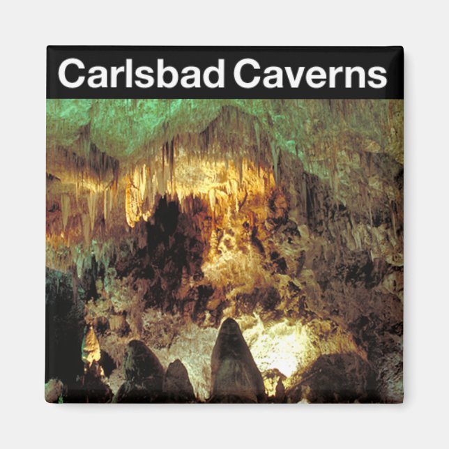 Carlsbad Caverns nationalpark Magnet (Framsidan)