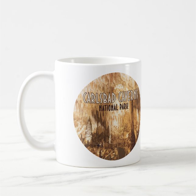 Carlsbad Caverns nationalpark New mexico Kaffemugg (Vänster)