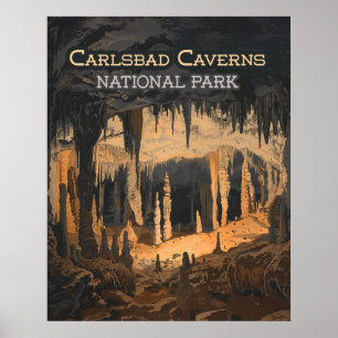 Carlsbad Caverns nationalpark New mexico Poster