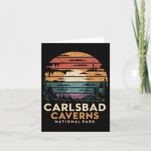 Carlsbad Caverns nationalpark New mexico som hyste Kort